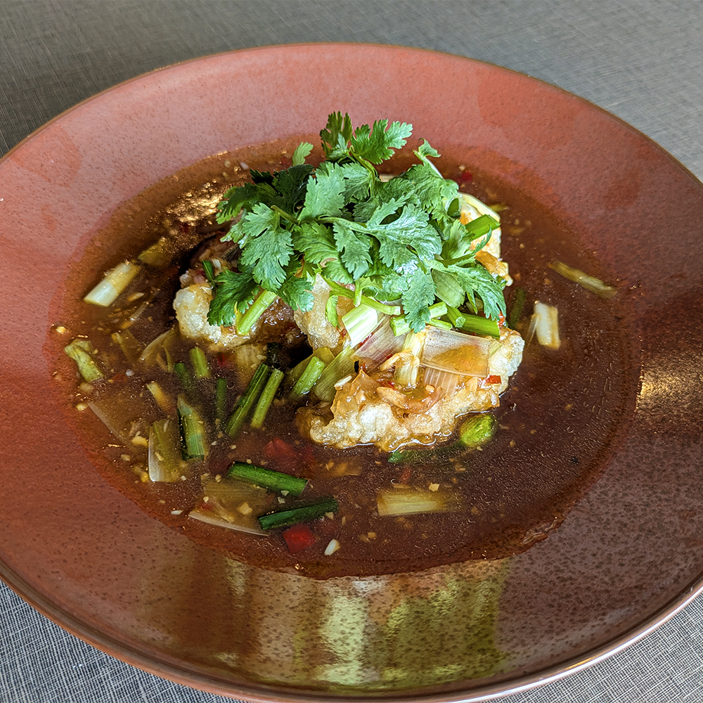 【大宮店限定】春のおすすめ
カサゴの油淋ソース ハーブの香り 写真