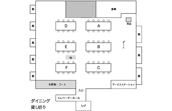 レストラン貸切 写真