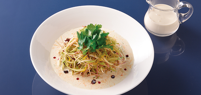 <期間限定>
2025.6.2~8.31
冷やし豆乳担々麺 写真