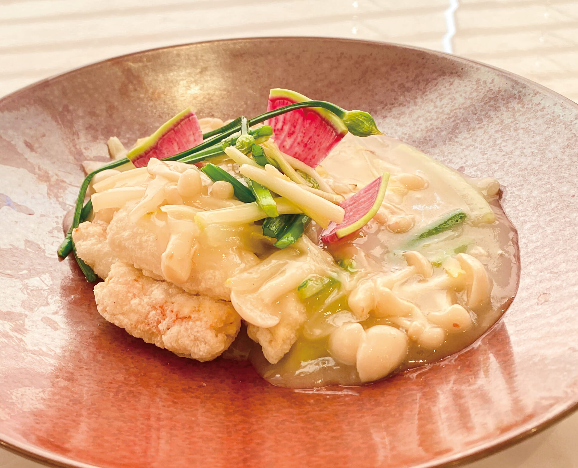 【深川店2月限定】
カサゴと旬野菜 濃湯ソース 写真